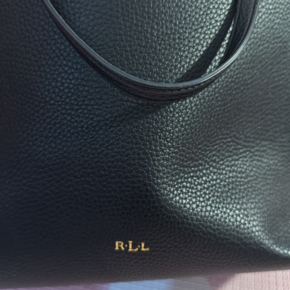 Ralf Lauren purse black leather - Picture 3 of 6